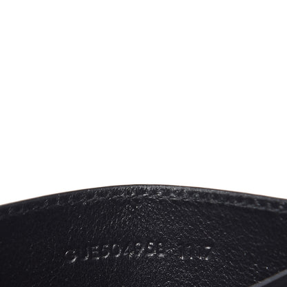 Saint Laurent Calfskin Y Quilted Monogram LouLou Credit Card Case Black 7 of 8