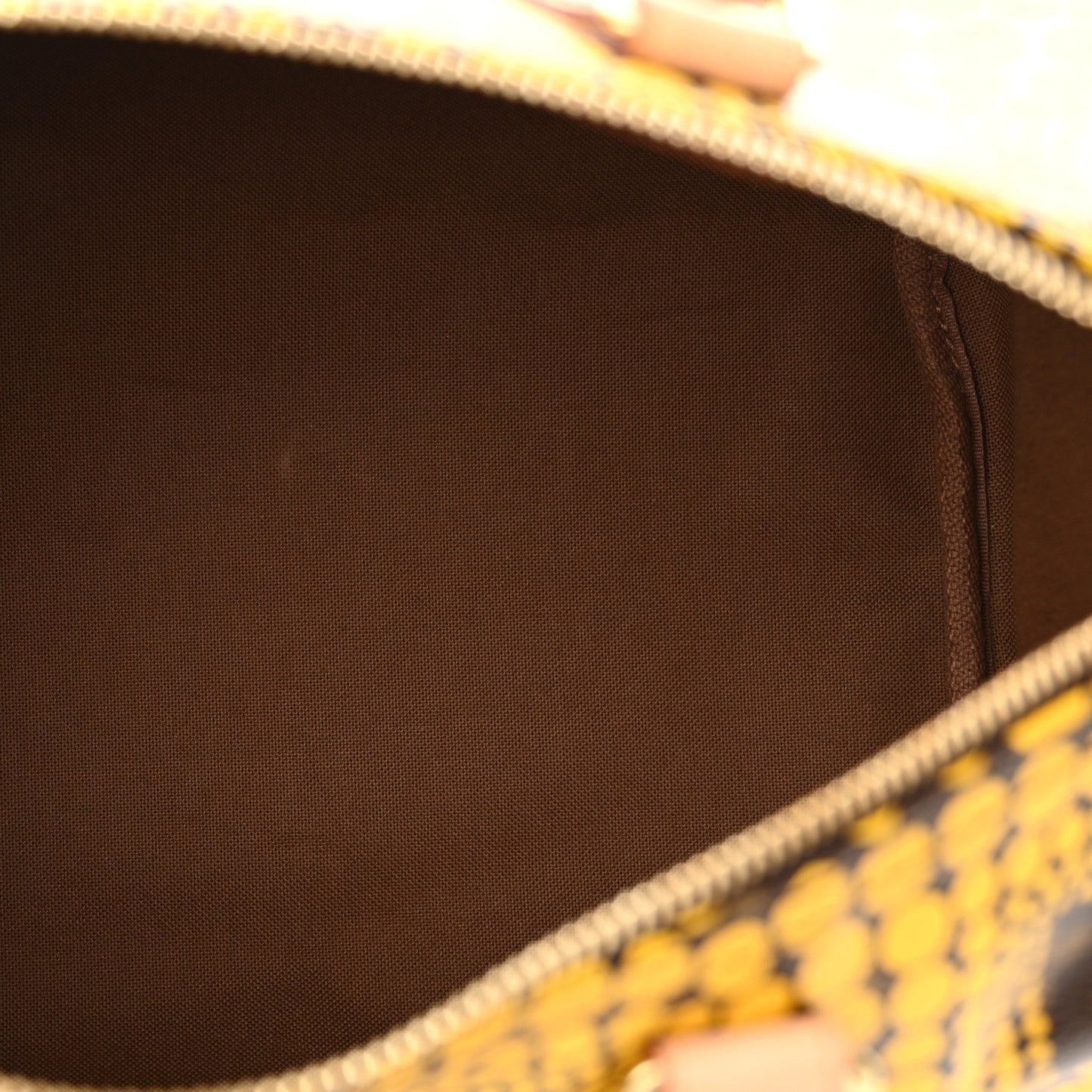 Monogram Kusama Town Speedy 30 Yellow