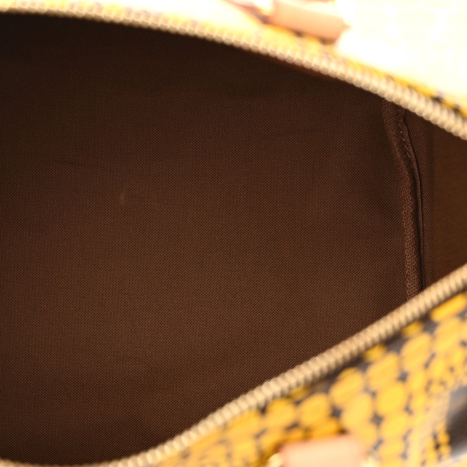 Louis Vuitton Monogram Kusama Town Speedy 30 Yellow 11 of 11