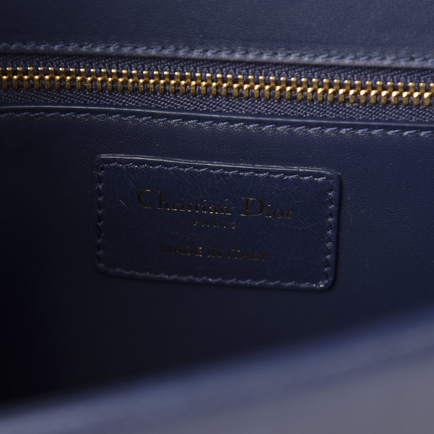 Smooth Calfskin 30 Montaigne Flap Bag Navy