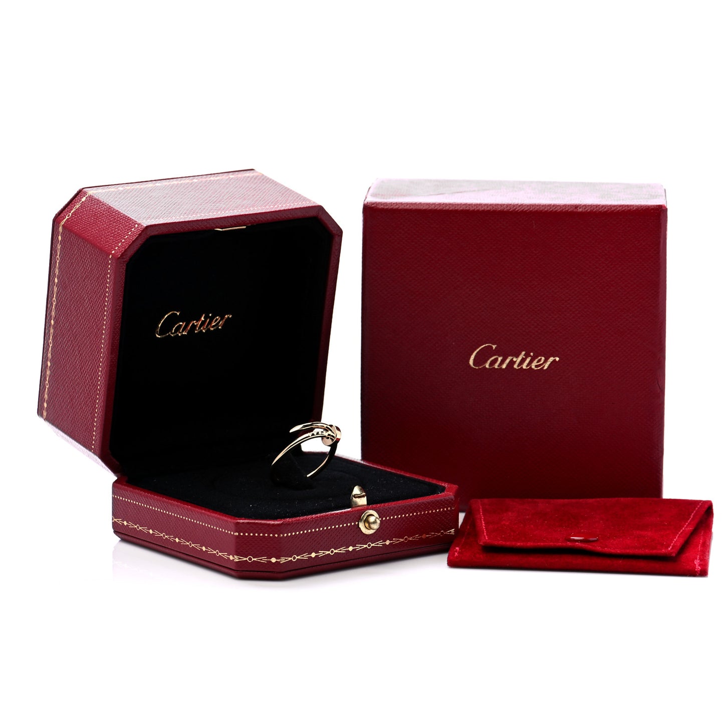 18K Yellow Gold Small Juste Un Clou Ring 54 6.75