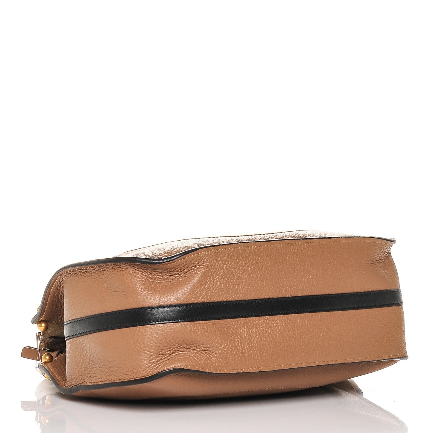 Grained Calfskin Small Hayley Hobo Nut