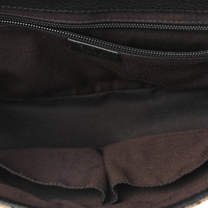 Gucci Monogram Flap Messenger Bag Beige Dark Brown 5 of 9