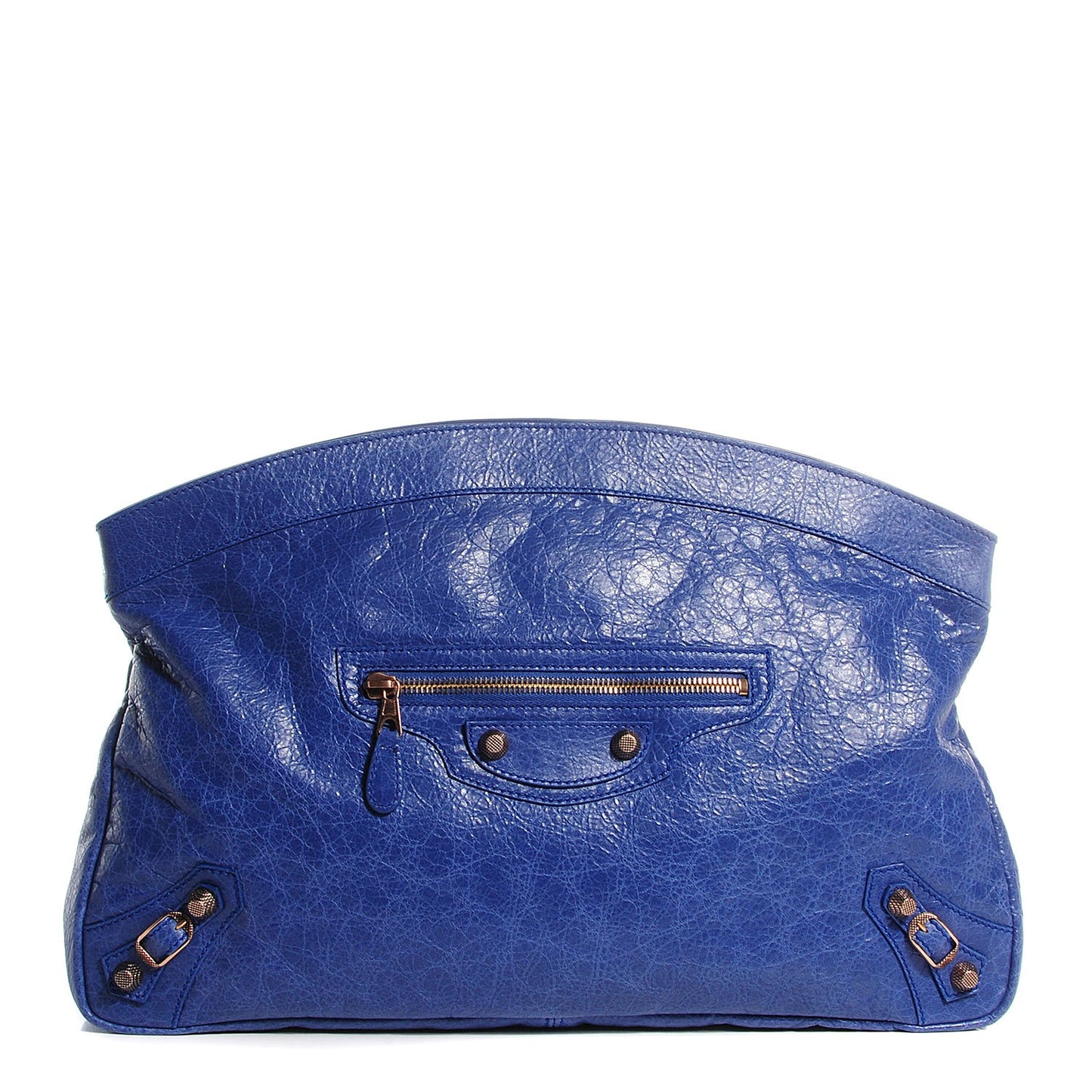 Agneau Giant 12 Rose Gold Hardware Premier Clutch Bleuette