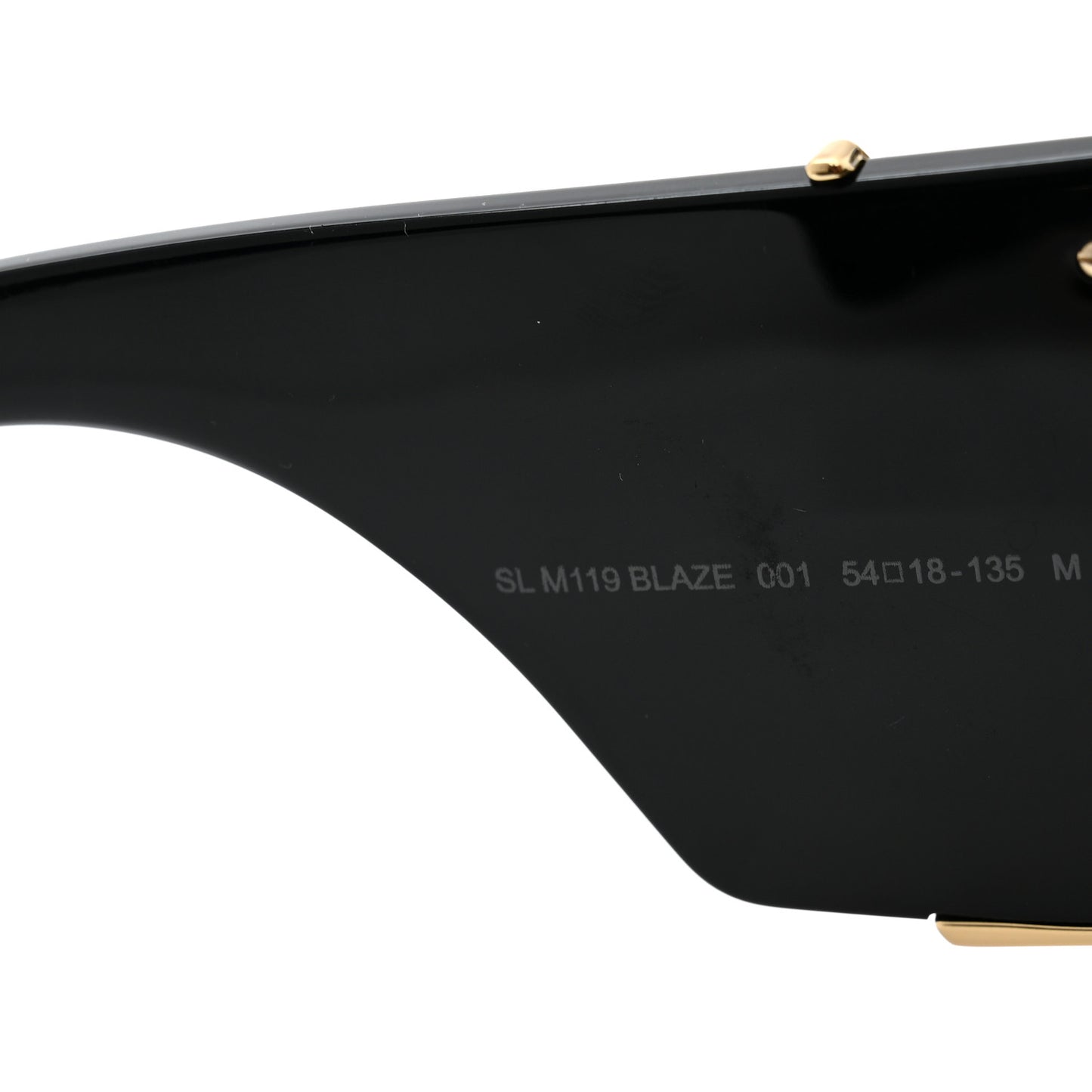 Acetate Blaze Sunglasses SL M119 Black