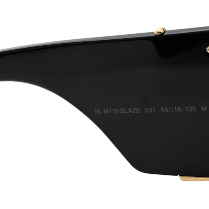 Saint Laurent Acetate Blaze Sunglasses SL M119 Black 5 of 8