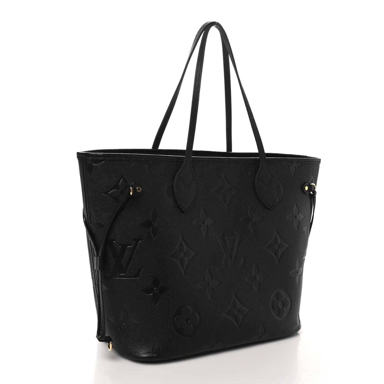 Louis Vuitton Empreinte Monogram Giant Neverfull MM Black 4 of 10