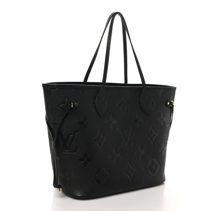 Louis Vuitton Empreinte Monogram Giant Neverfull MM Black 4 of 10