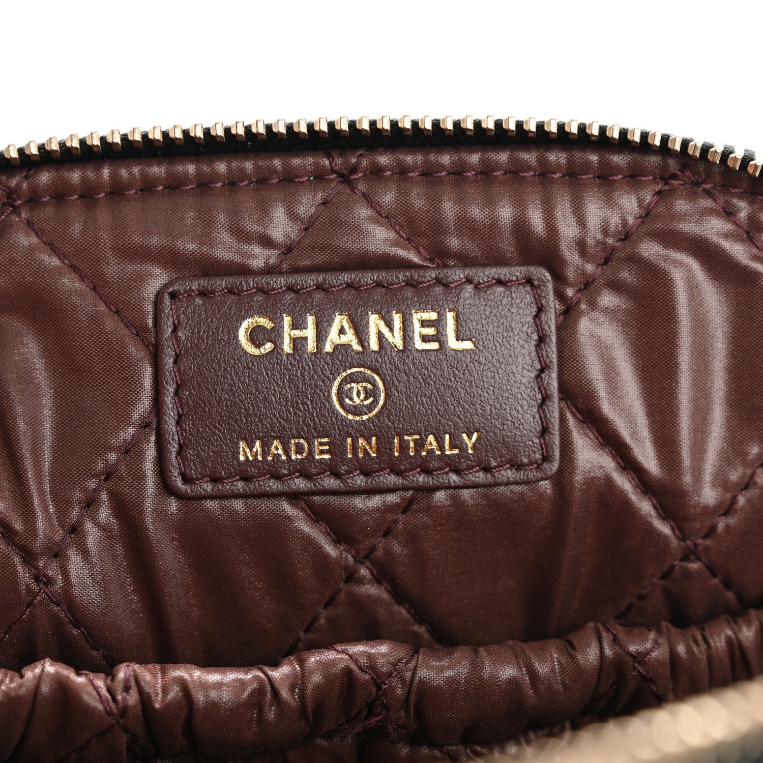 Chanel Caviar Quilted Small Cosmetic Case Black 6 of 7