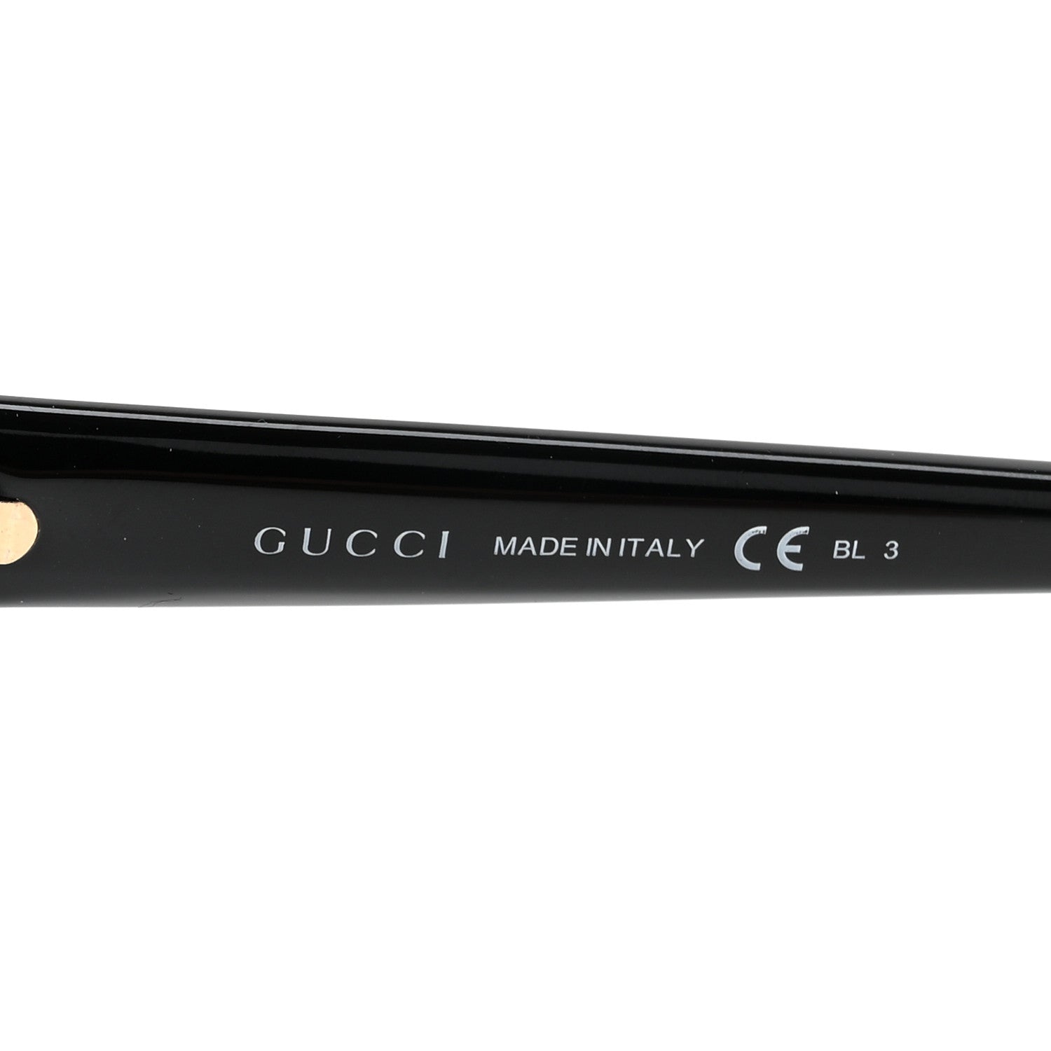 Gucci Acetate Cat Eye Sunglasses 3585/S Black 6 of 8
