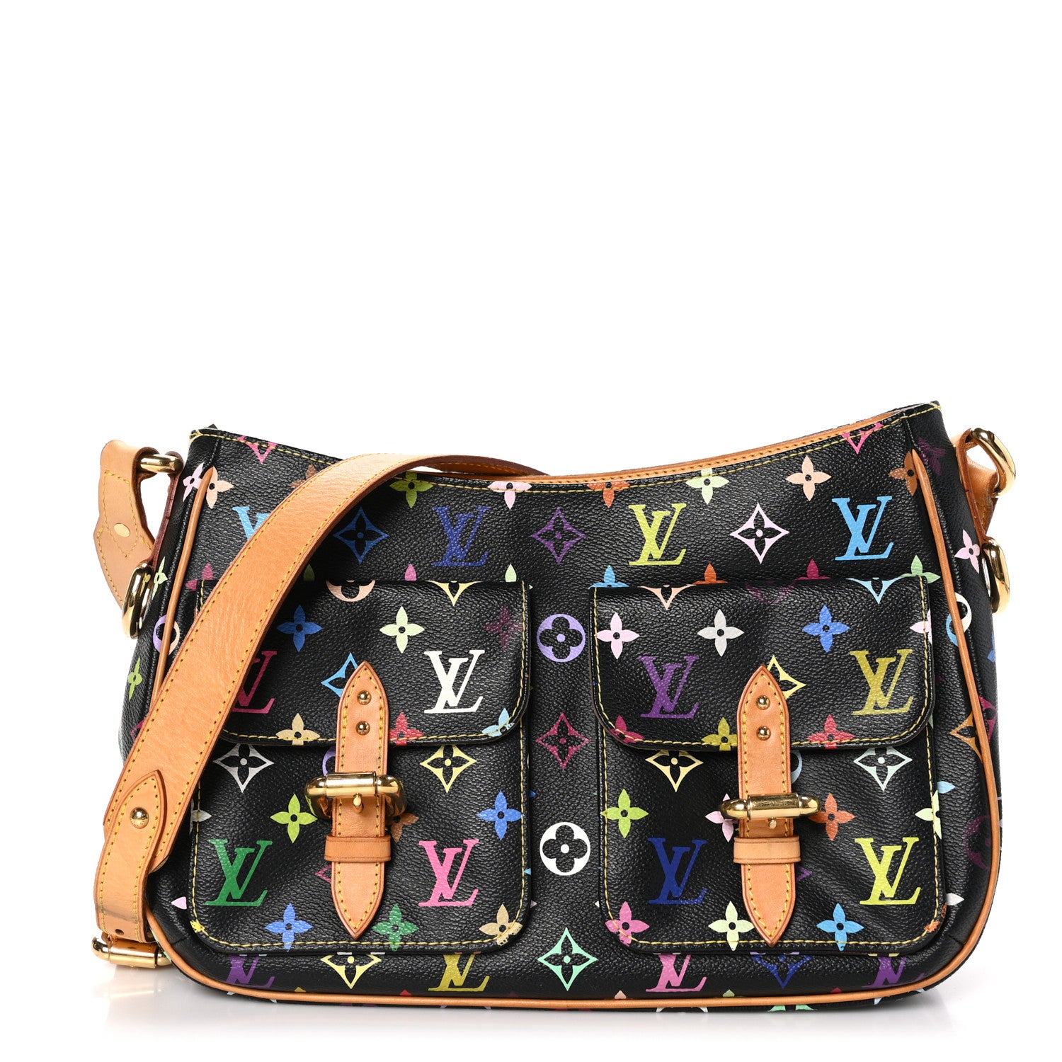 Louis Vuitton Monogram Multicolor Lodge GM Black 1 of 13