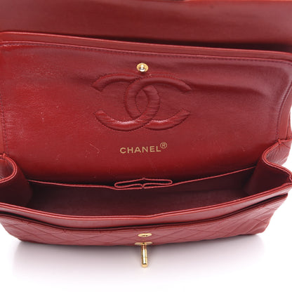 Chanel Lambskin Quilted Medium Double Flap Red 5 of 17
