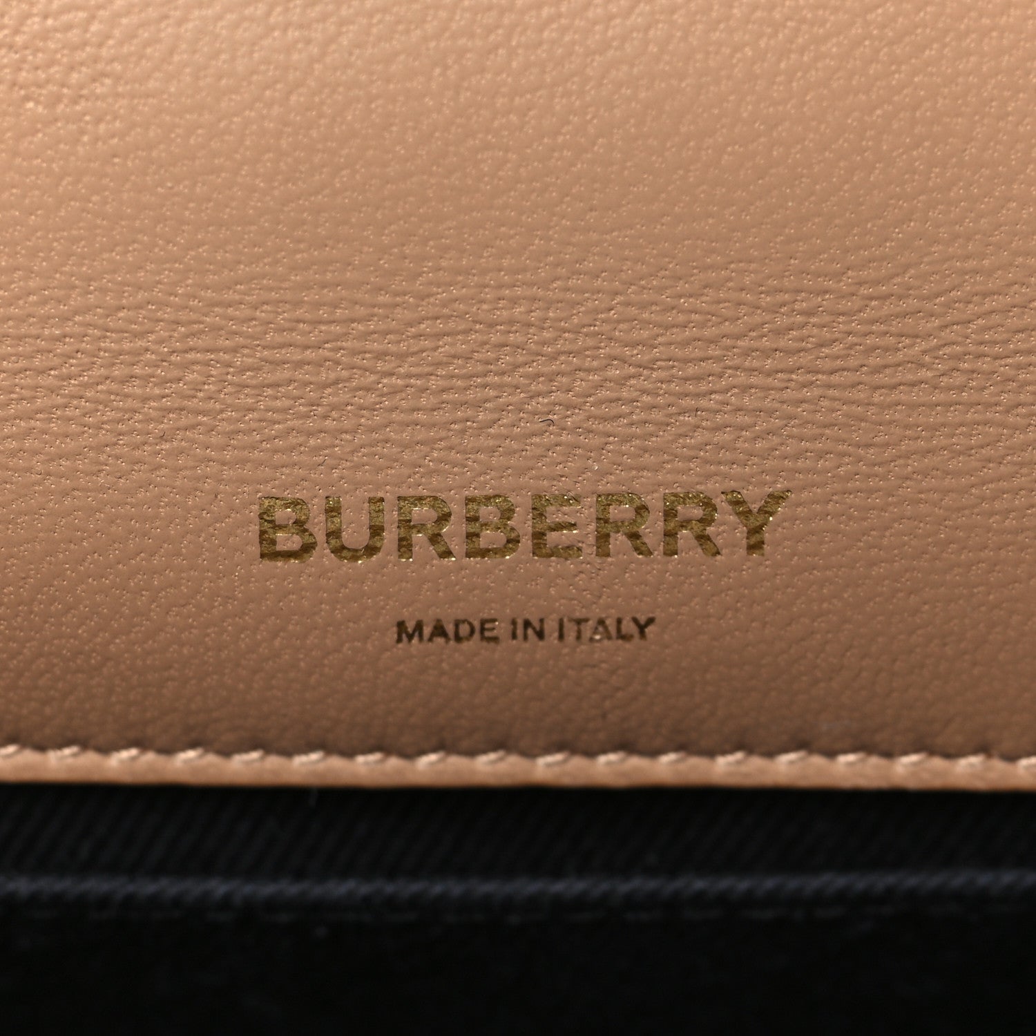 Burberry Lambskin Quilted Small Lola Bag Camel 6 of 9