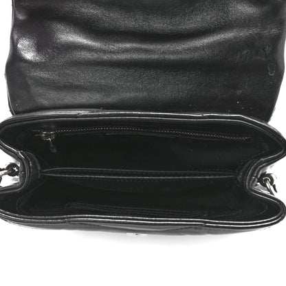 Saint Laurent Calfskin Y Quilted Monogram Toy Loulou Crossbody Bag Black 4 of 11