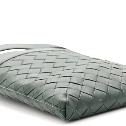 Bottega Veneta Nappa Intrecciato VN Crossbody Messenger Bag Green 7 of 10