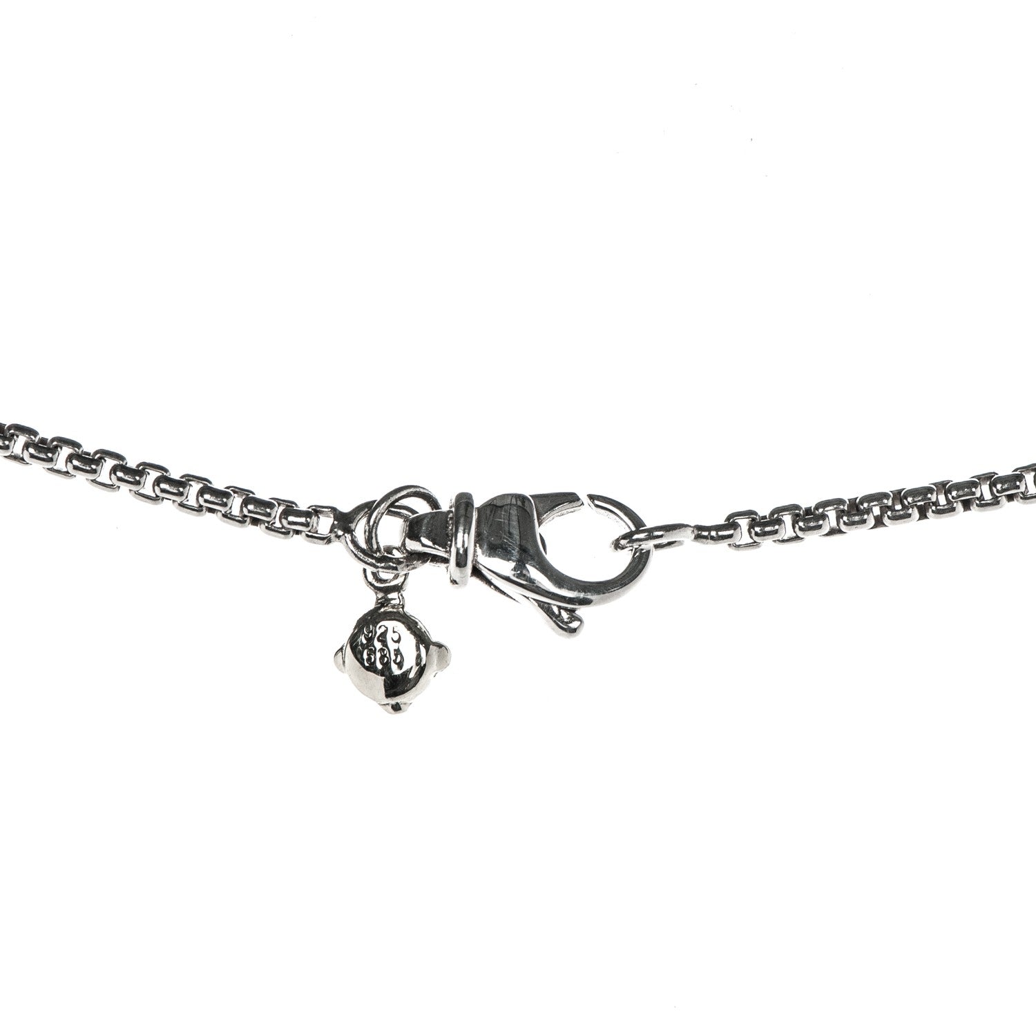 David Yurman Sterling Silver 18K yellow Gold Diamond Acorn Necklace 5 of 5