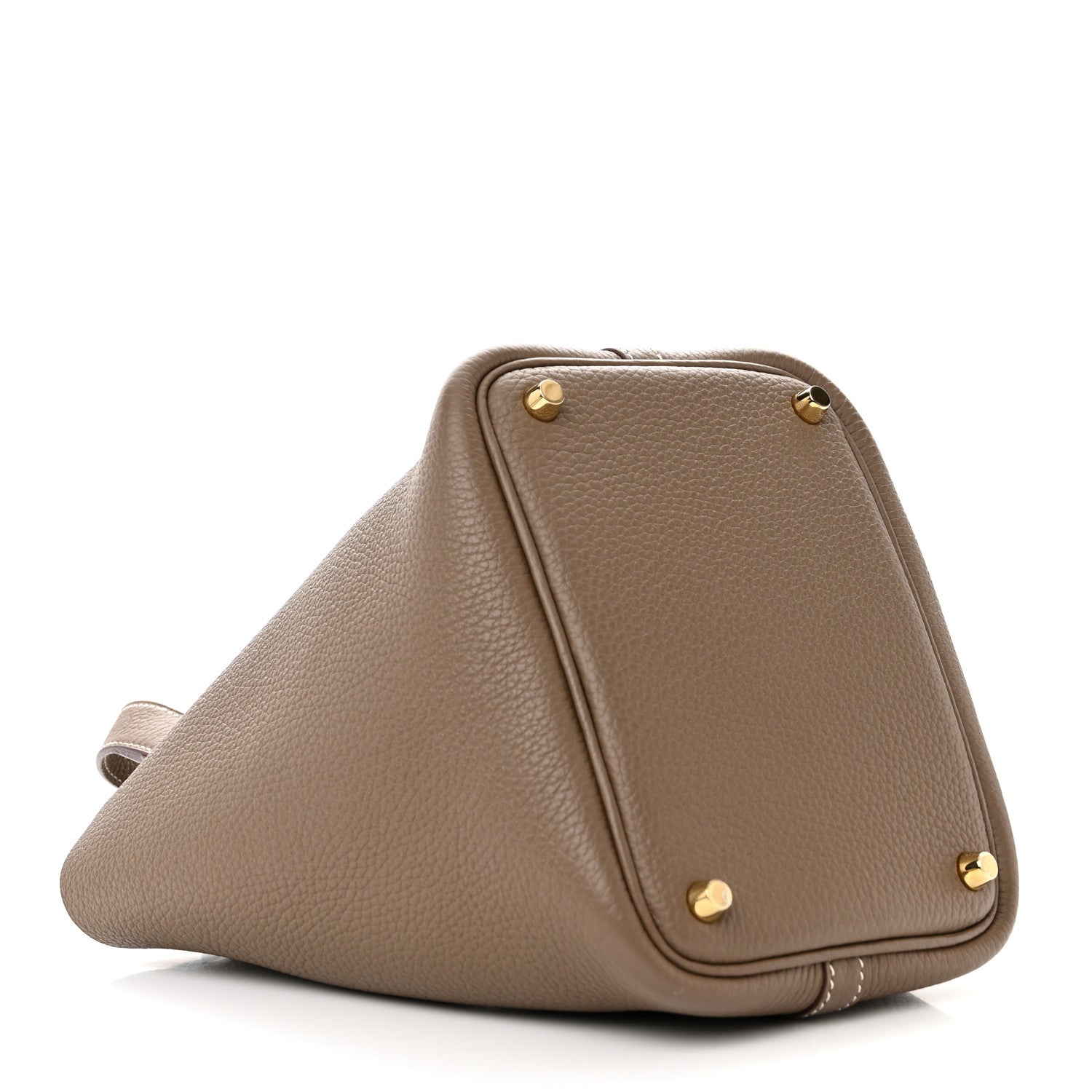 Hermes Taurillon Clemence Picotin Lock 18 PM Etoupe 4 of 12