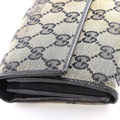 Gucci GG Supreme Monogram Dice Chain Wallet Beige Blue 14 of 14