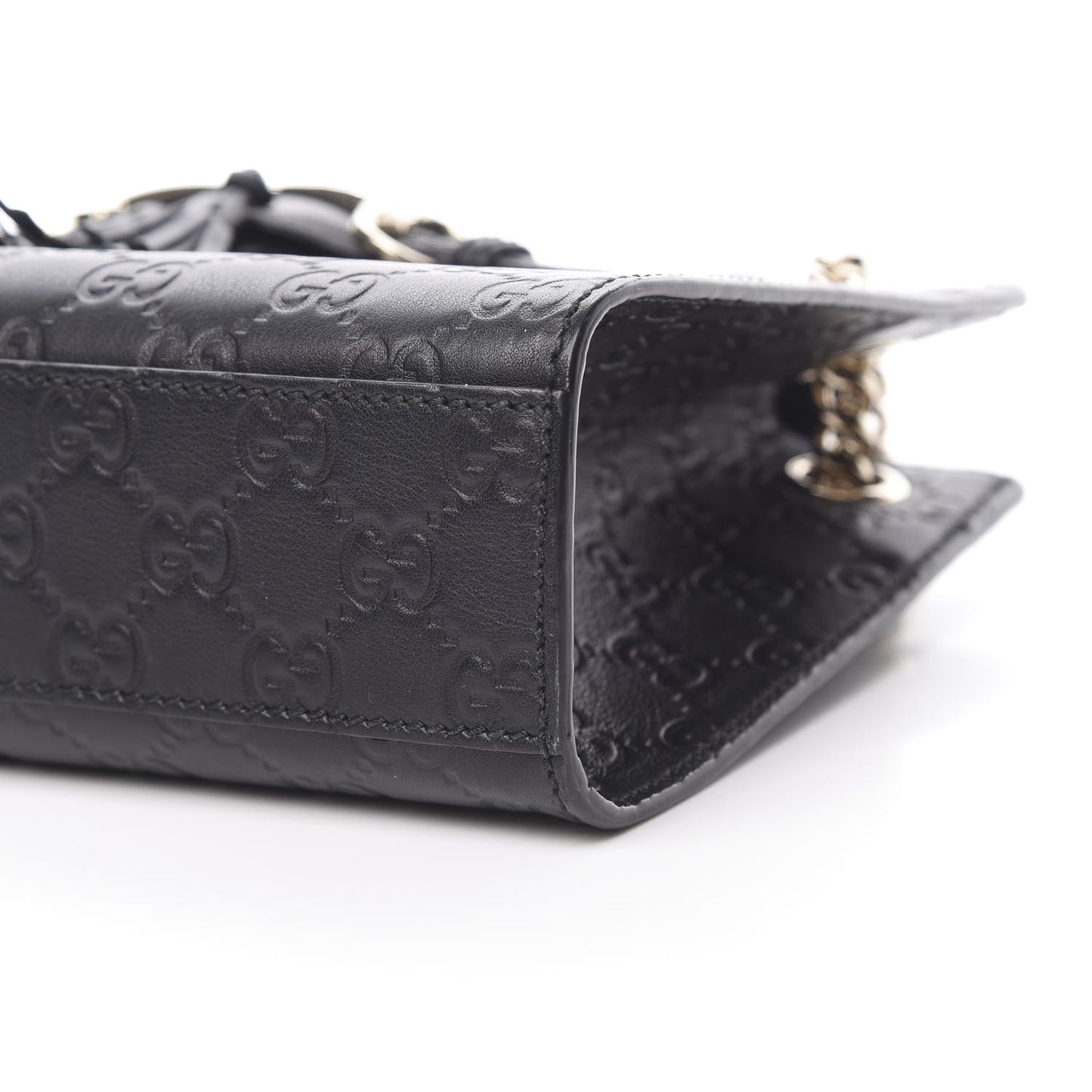 Guccissima Small Emily Shoulder Bag Black