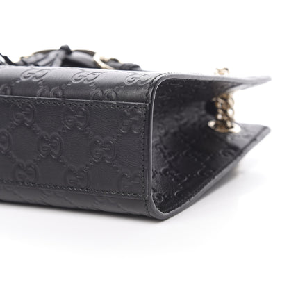 Gucci Guccissima Small Emily Shoulder Bag Black 10 of 13
