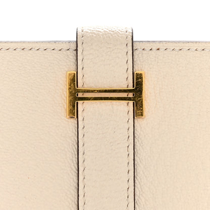 Hermes Chevre Mysore Mini Bearn Wallet Nata 10 of 12