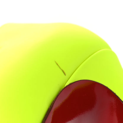 Christian Louboutin Calfskin Hot Chick 100 Pumps 38 Fluo Yellow 10 of 11