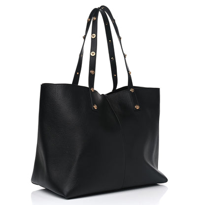 Versace Calfskin Palazzo Tote Black 3 of 5
