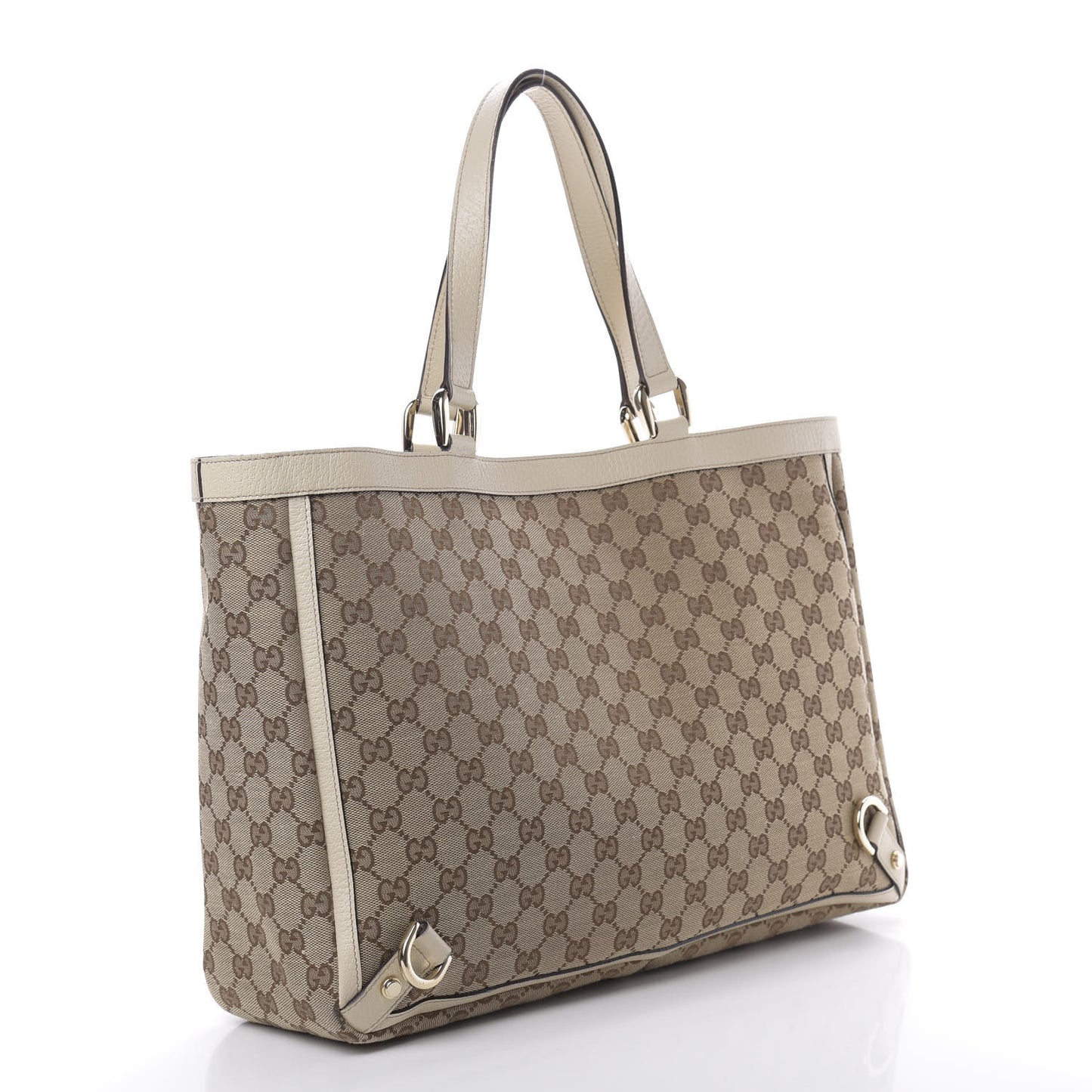 Monogram Large Abbey Tote Off White