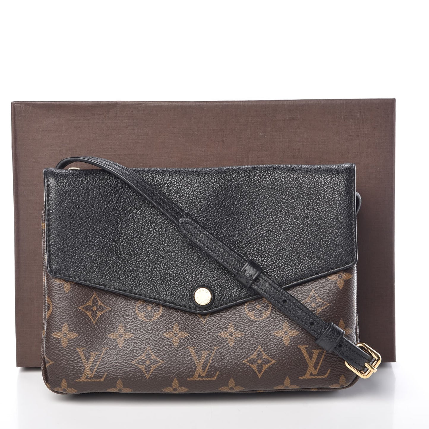 Monogram Twice Pochette Black