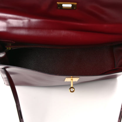 Hermes Box Kelly Retourne 35 Rouge H 5 of 10