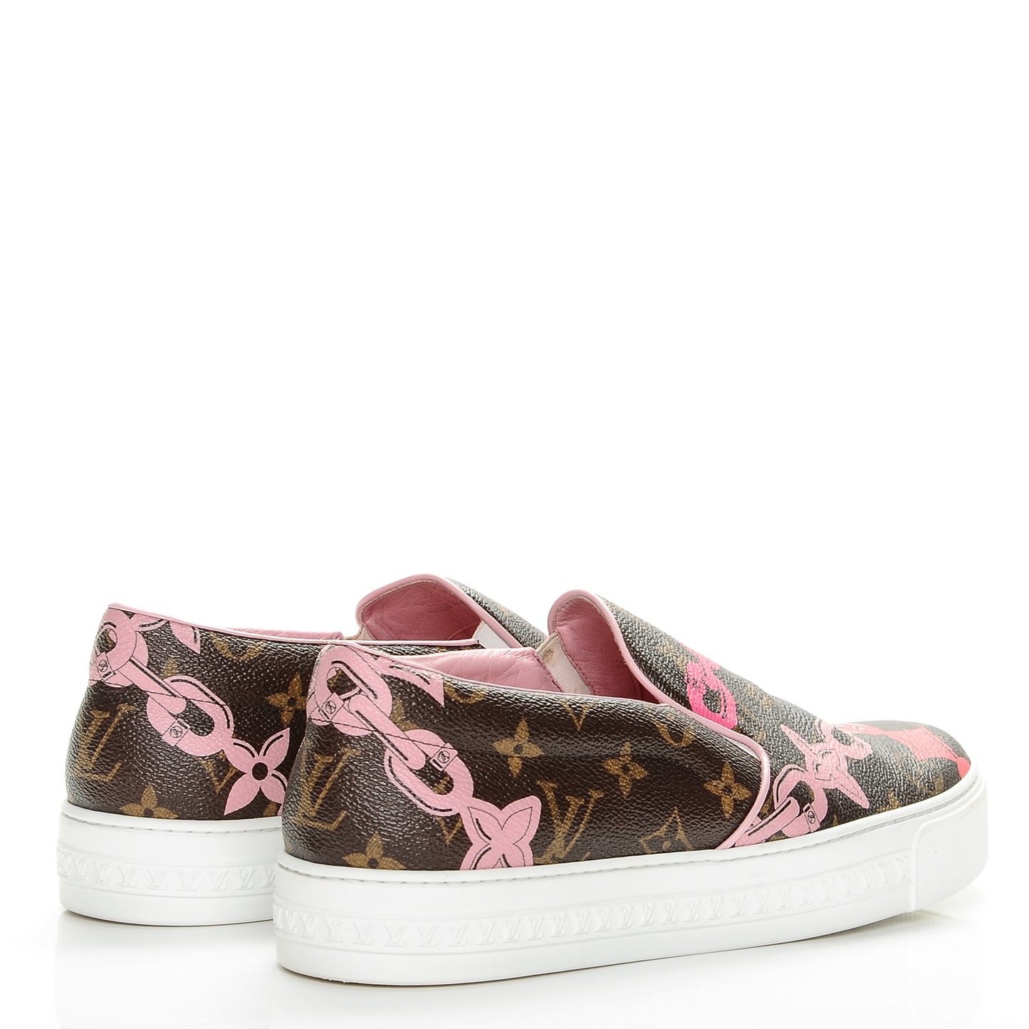 Monogram Bay Slip On Harbor Sneakers 41 Rose Ballerine Poppy
