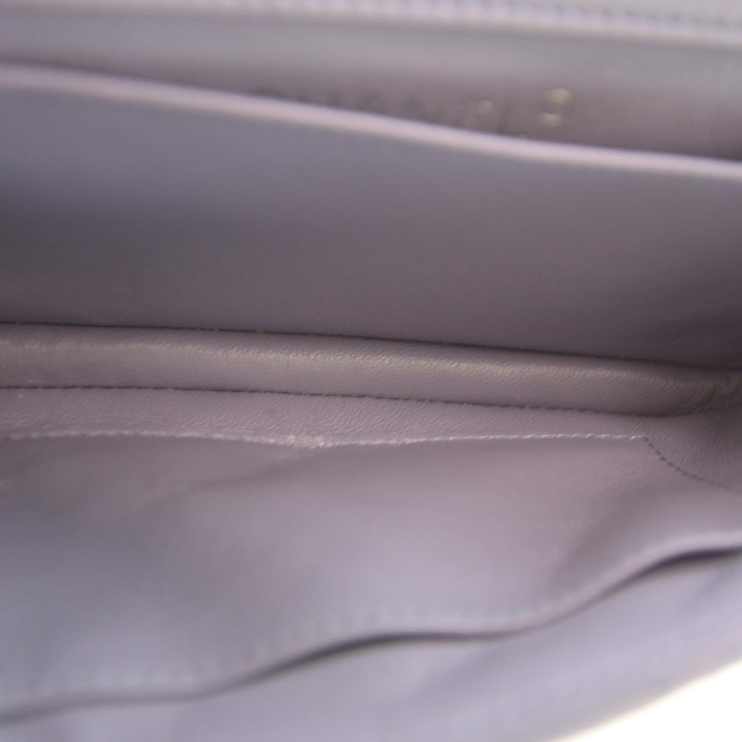 Lambskin Quilted Extra Mini Flap Lavender