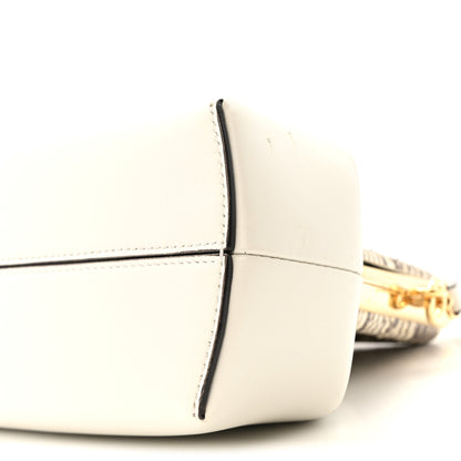 Fendi Shiny Nappa Snakeskin Small Fendi First White Roccia 10 of 12