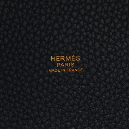 Hermes Taurillon Clemence Picotin Lock 18 PM Bleu Nuit 5 of 10