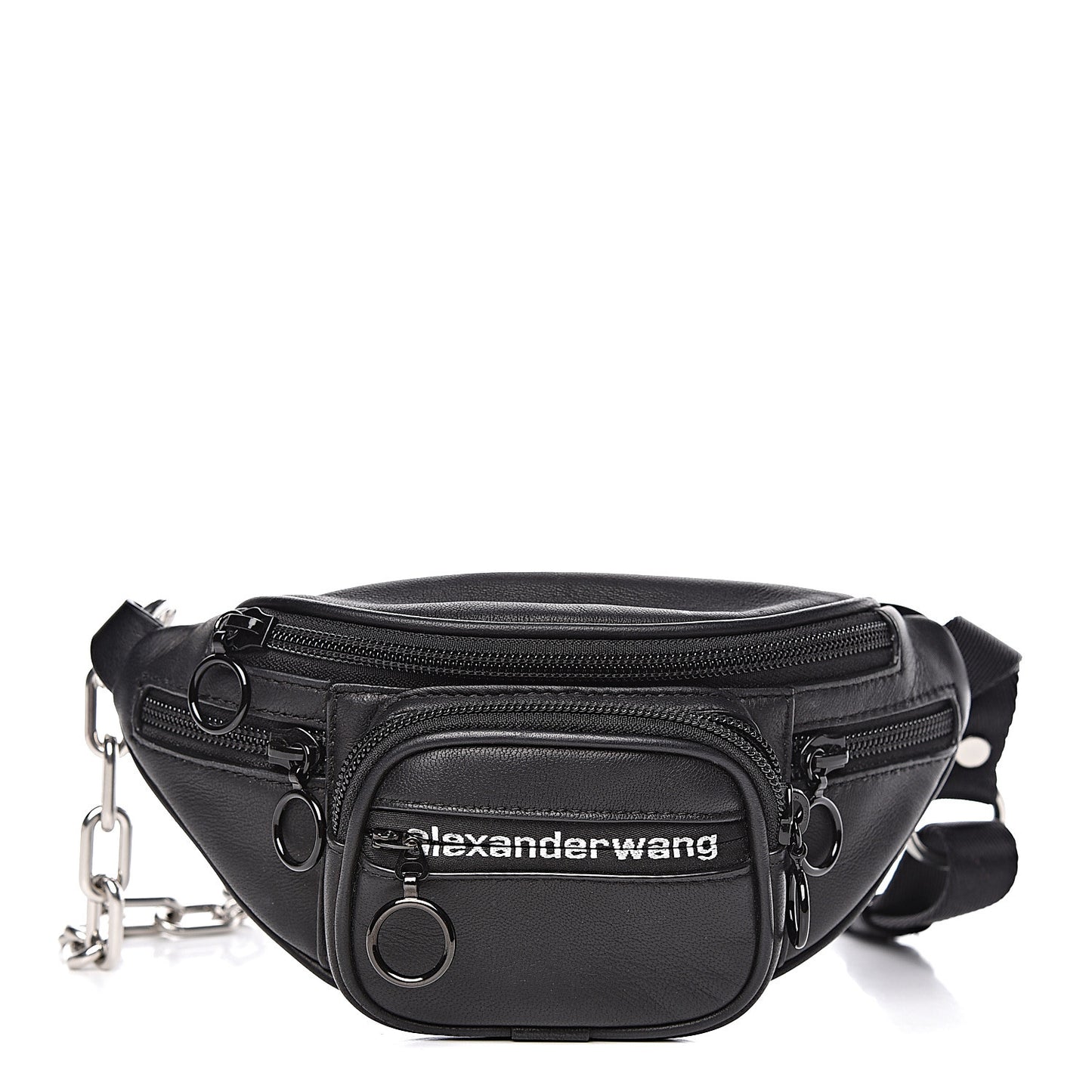 Lambskin Attica Mini Belt Bag Black
