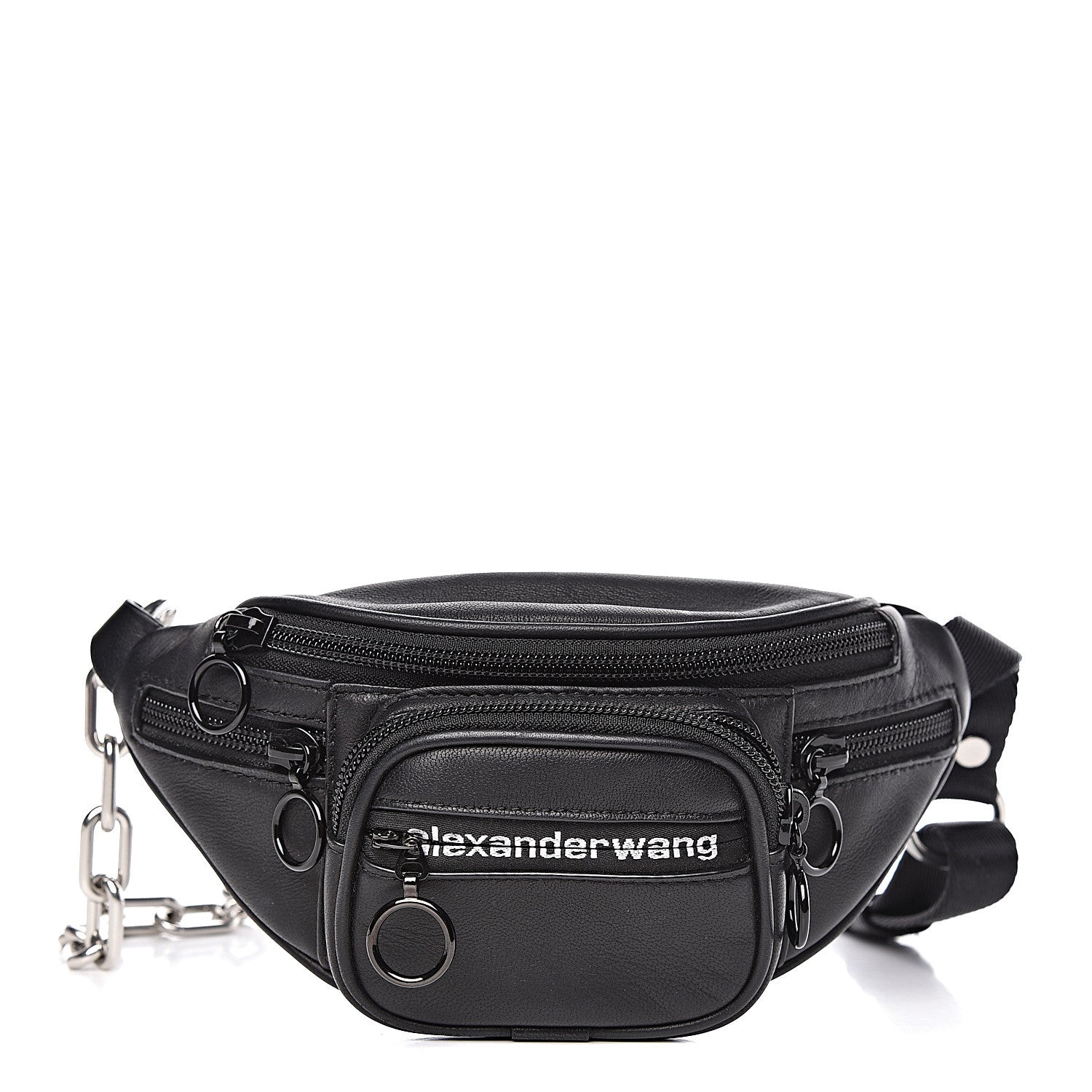 Alexander Wang Lambskin Attica Mini Belt Bag Black 1 of 9