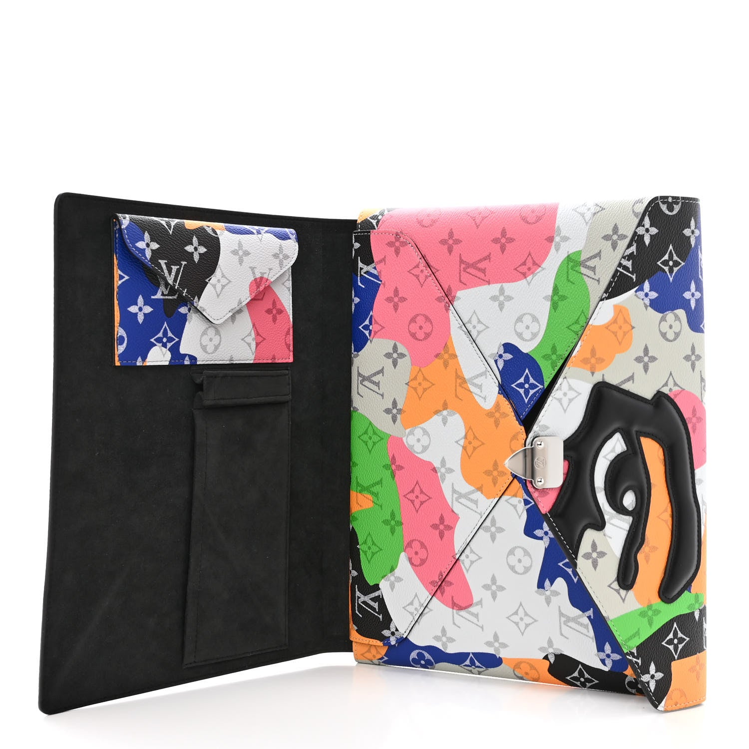 Louis Vuitton Monogram Portrait Mark Folder Laptop Sleeve Multicolor 4 of 8