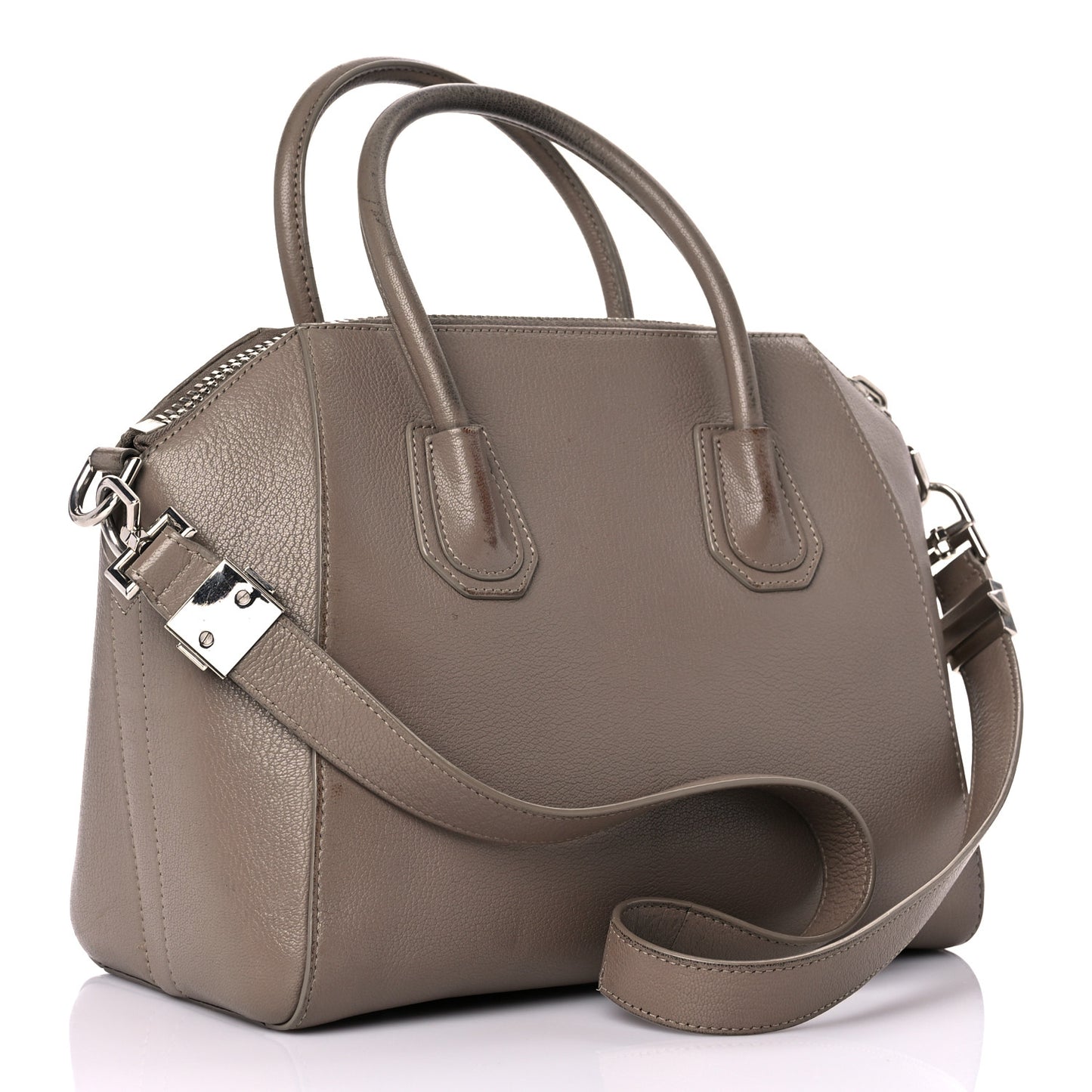 Sugar Goatskin Small Antigona Mastic