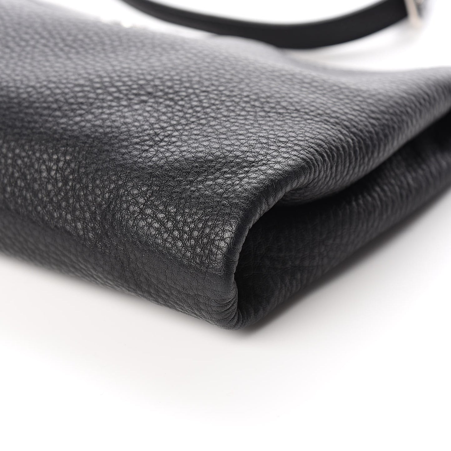 Vitello Daino Crossbody Bag Black