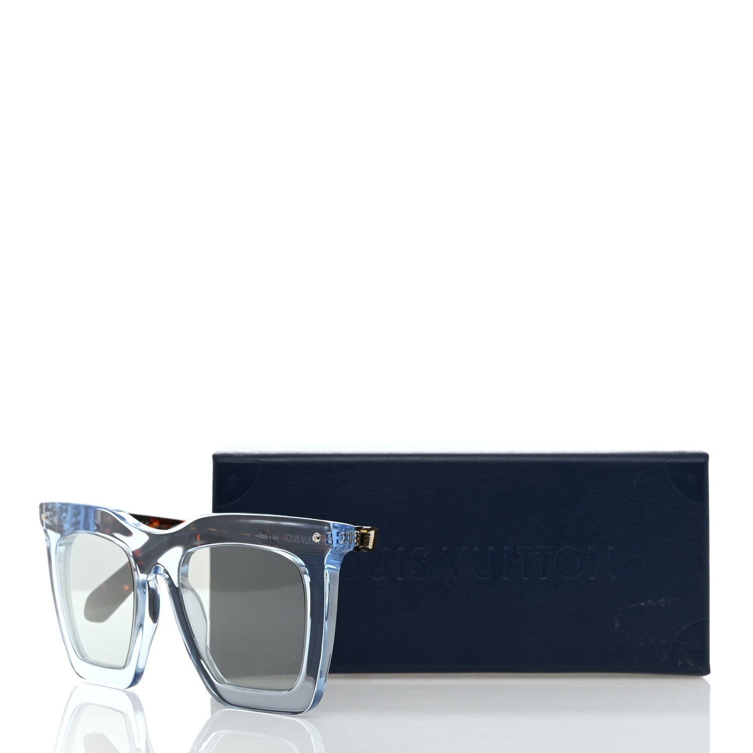 Louis Vuitton Acetate La Grande Bellezza Sunglasses Z1219W Blue Dark Tortoise 8 of 8