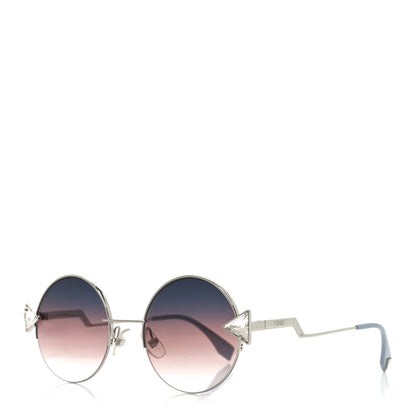 Fendi Crystal Sunglasses FF 0243/S Silver Blue 2 of 14