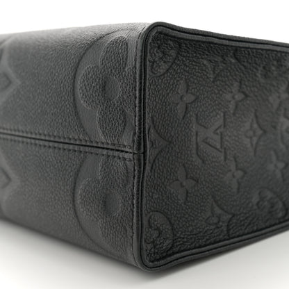 Louis Vuitton Empreinte Monogram Giant Onthego PM Black 9 of 13