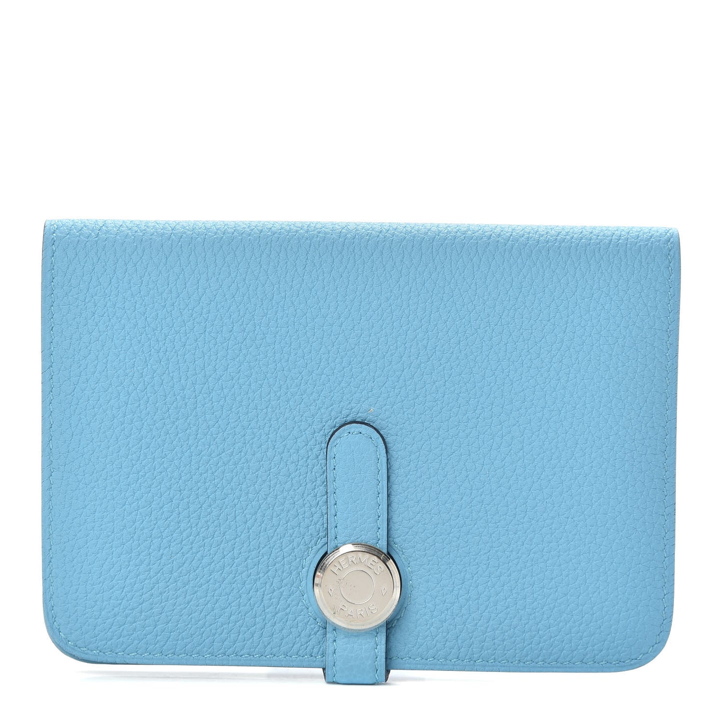 Togo Dogon Compact Wallet Blue du Nord
