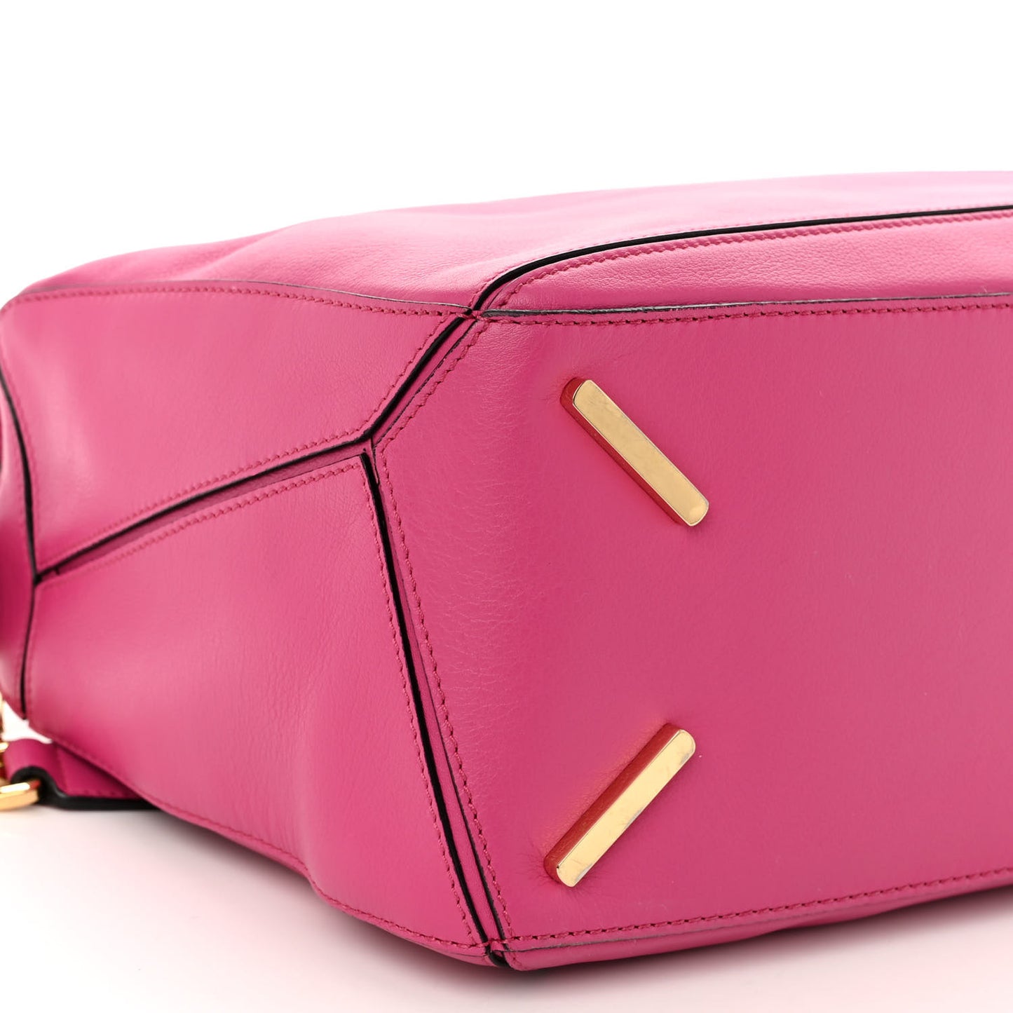 Calfskin Medium Puzzle Bag Fuchsia