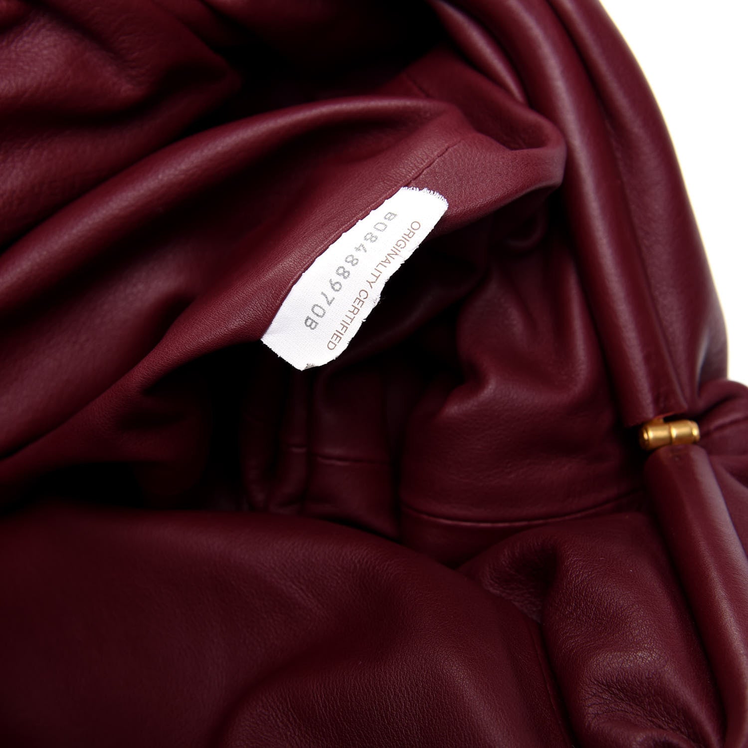 Bottega Veneta Smooth Butter Calf The Pouch Oversized Clutch Bordeaux 9 of 9