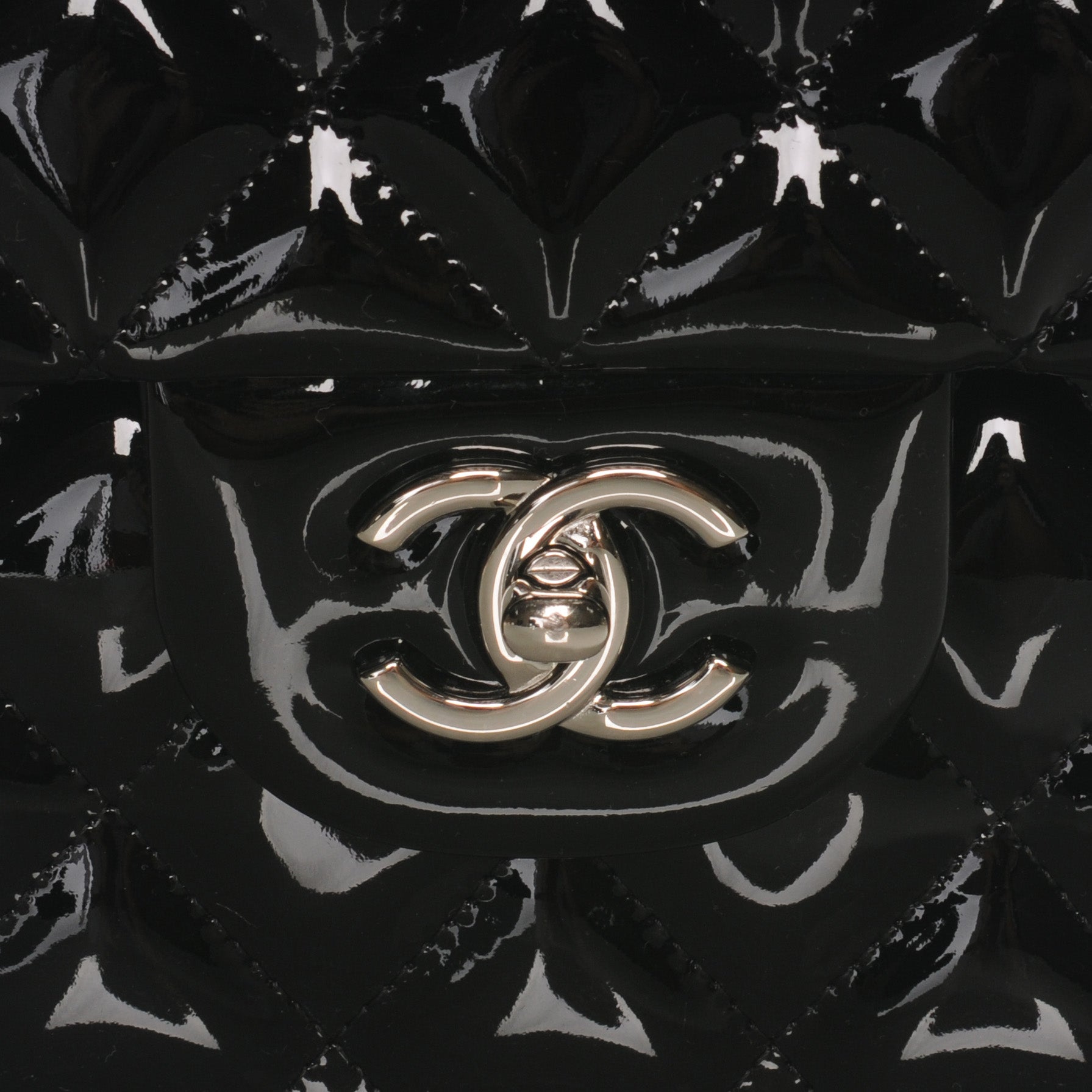 Chanel Patent Jumbo Double Flap Black 8 of 8