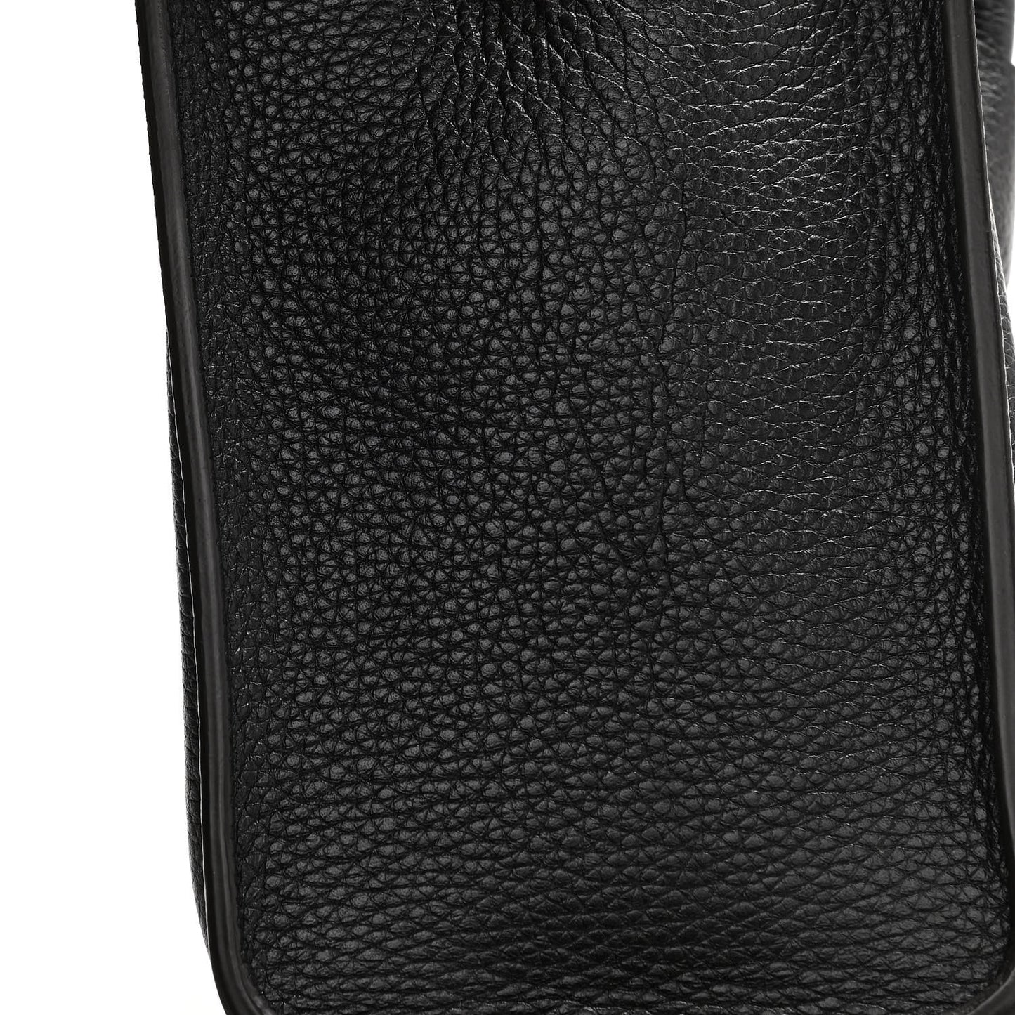 Drummed Calfskin Nano Luggage Black