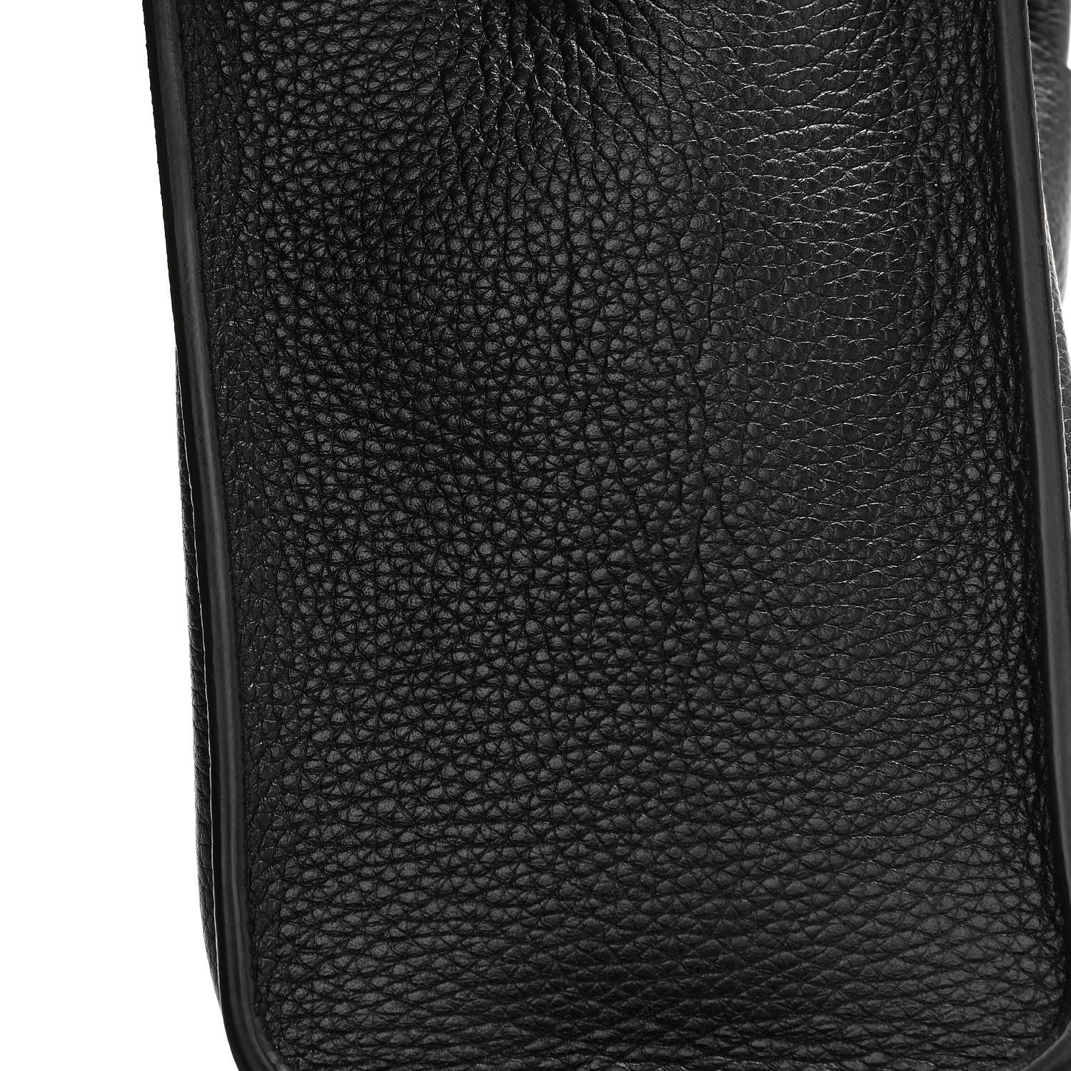 Celine Drummed Calfskin Nano Luggage Black 11 of 12