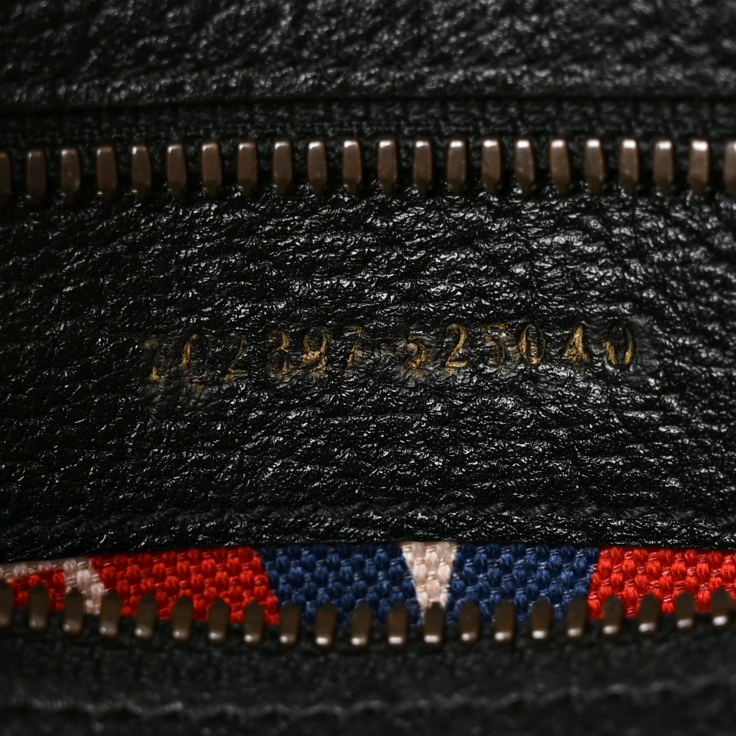 Gucci X ADIDAS Textured Dollar Calfskin Web Trefoil Logo Embossed Mini Bowling Bag Black Off White 6 of 9