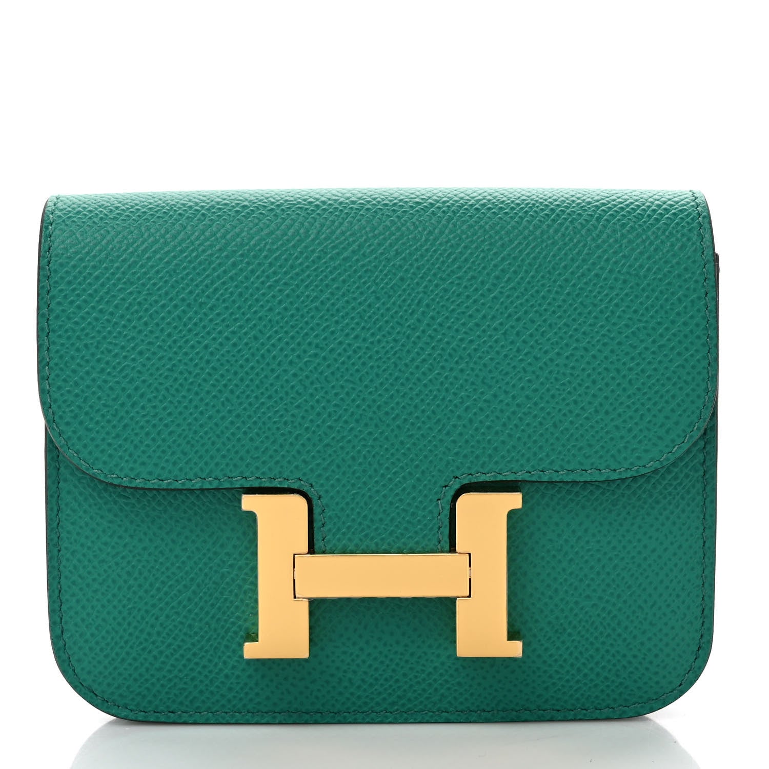 Hermes Epsom Constance Slim Wallet Vert Jade 3 of 8
